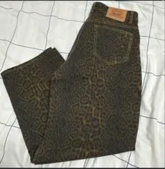 ヒョウ柄 デニム