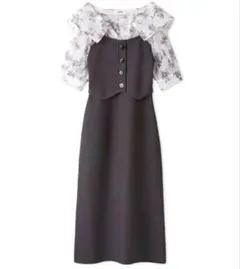 【snidel】ニットドッキングワンピース