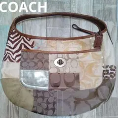 COACH コーチ トートバッグ パッチワーク 9499 Y2K A4 - メルカリ