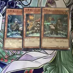 遊戯王 水霊使いエリア,火霊使いヒータ,地霊使いアウス 3枚セット