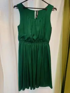 【美品】ドレス - エメラルドグリーン