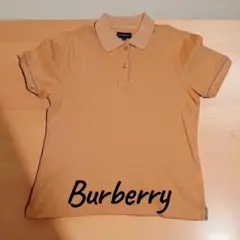 『美品』Burberry オレンジ ポロシャツ