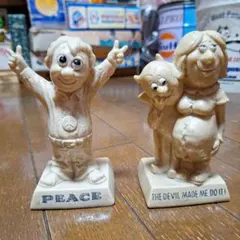 ビンテージ　メッセージドール　セット