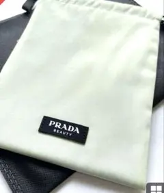 【未使用】プラダparfums巾着ポーチ&ミラーセット 11601143.jpg