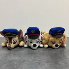 パウ・パトロール ポリススタイルぬいぐるみ ３種セット
