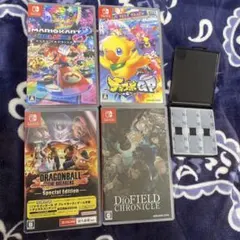 Nintendo Switch ゲーム4本セット+ケース付き