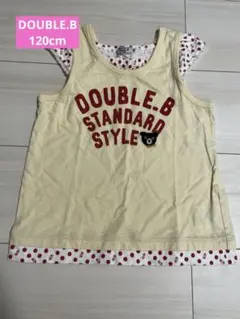 【DOUBLE.B】ダブルビー　タンクトップ　120cm