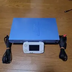 PS2 AQUA BLUE本体 + ゲームソフトセット