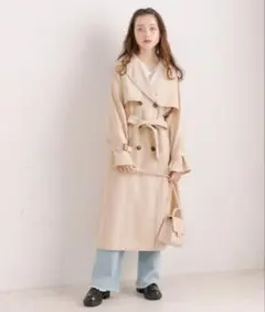 【OLIVE des OLIVE】トレンチコート　ベージュ　春　新品・未使用のサムネイル