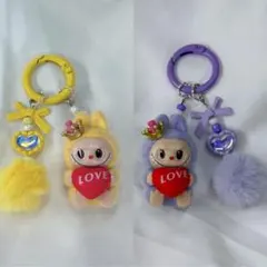 LABUBU ラブブ キーリング 2点セット