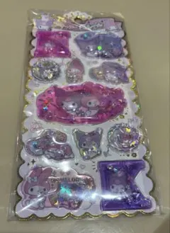 ◎即購入　キラキラウォーターinシール　サンリオ　クロミ　マイメロ