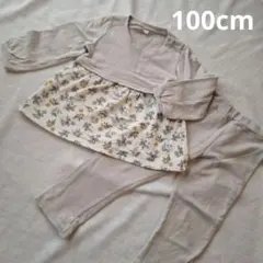 長袖 スウェット 上下セット 100cm 訳あり