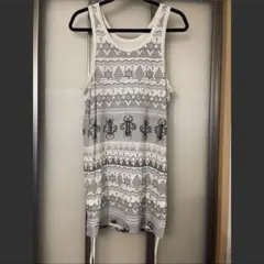 AFYF Gothic レイヤード ロングタンクトップ HYDE着系 ホワイトのサムネイル