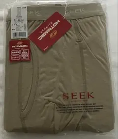 シーク【SEEK】 発熱保温・高い調湿性・帯電低減加工タイツ LL ベージュ