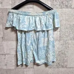 LC Lauren Conrad オフショルダー フリルブラウス M