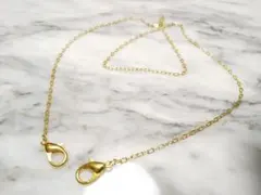 No.768  マスクチェーン【ストラップ】ゴールド