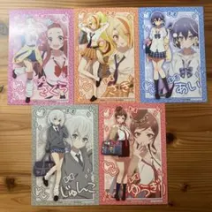 ゾンビランドサガ メディコス 平成ギャル　POPUP 源さくら　5種セット ゾンビランドサガ メディコス 平成ギャル POPUP 源さくら 5種セット