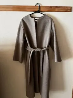 【BEAUTY & YOUTH】ベージュベルト付きコート