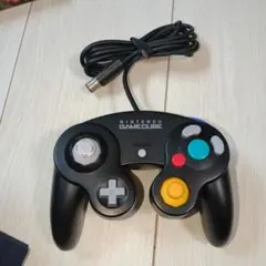 ゲームキューブ　コントローラー 黒　動作確認済み