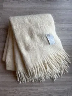 LAPUAN KANKURIT モヘアブランケット アイボリー