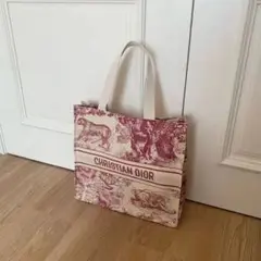非売品Dior トワルドゥジュイ　底板付トートバッグ　ノベルティ
