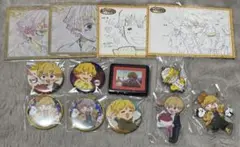 鬼滅の刃 我妻善逸 缶バッジ アクキー ラバーチャーム ポストカード