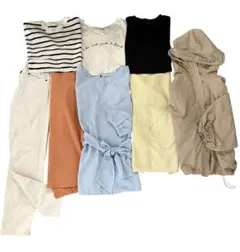 M〜Fレディース服8点セット♡カジュアルコーデ売り♡まとめ売り