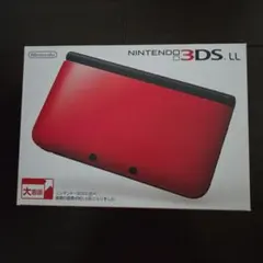 8月新品購入　ニンテンドー3DS LL レッド×ブラック