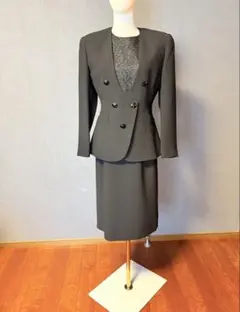 VILLA D'ESTE ブラックフォーマル ジャケット ワンピース スーツ