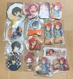 【匿名発送】　まとめ売り　あんスタ　缶バッジ　凛月　真緒　アクキー