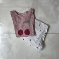 【アプレレクール】さくらんぼパジャマセット　110