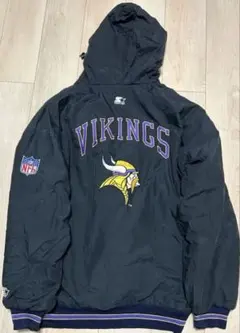 NHLスターター　ミネソタバイキングス　ナイロンジャケット　ビックシルエット