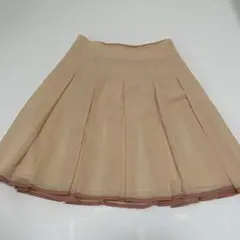 【美品】ジルスチュアート　JILLSTUART スカート　ベージュ
