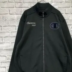 チャンピオン　！ジャージ　トラックジャケット　ブラックM ロゴ刺繍87