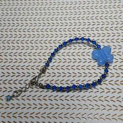 スワロフスキーの蝶のブレスレット