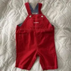 miki HOUSE オーバーオール Mサイズ レッド