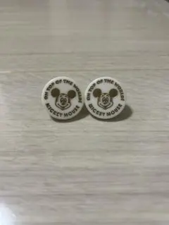 ミッキーマウス イヤリング レトロデザイン
