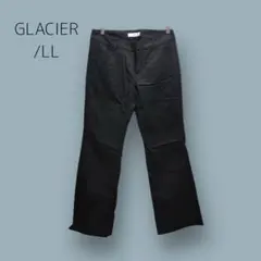 2558 【GLACIER】　パンツ　ブラック　黒　LL　ストレッチ　シンプル