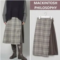 MACKINTOSH PHILOSOPHY タータンチェックキルトスカート 38