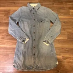 URBAN RESEARCH 綿100% デニム シャツワンピース F