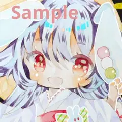 手描きイラスト　オリジナル　小色紙　透明水彩　難あり