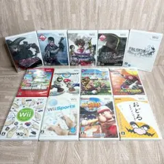 Wiiソフト13本セット マリオ バイオ ドラクエ ゼルダ パワプロ FF