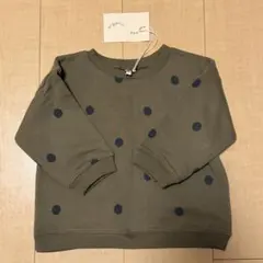 organic zoo Olive Dots Sweatshir 1-2y