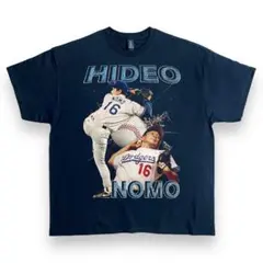 野茂英雄 ドジャース 【XLサイズ】 Tシャツ ブラック