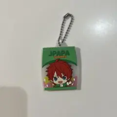 カラフルピーチ　じゃぱぱさん　カプセルラバーキーホルダー
