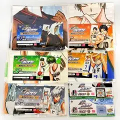 黒子のバスケ 一番くじ 7点セット ハンカチ2枚 マイクロファイバークロス5枚