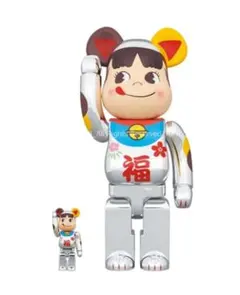 BE@RBRICK ホーロー看板 ペコちゃん 100％ & 400％ - メルカリ