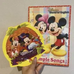 ミッキー　ハロウィン　トリックオアトリート　シール　英語　本