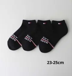 TOMMY HILFIGER アンクルソックス 3足セット ブラックのサムネイル