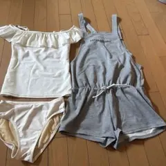 REPIPI ARMARIO 水着セット オフショル グレーのサムネイル